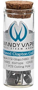 VandyVape Fused Clapton Coil (10pcs) Flasche
