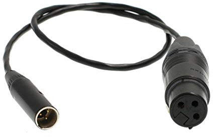 BMPCC - Cavo audio per fotocamera TA3M a XLR 3 pin microfono per Blackmagic Design Pocket Cinema Camera 4K 6K Video Assist (30 cm)