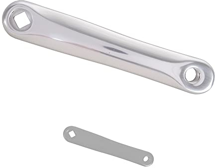 P4B | Ersatz Kurbel für Kurbelgarnitur in Silber | Linke Fahrrad Kurbel | 170 mm | Für JIS-Vierkantachse