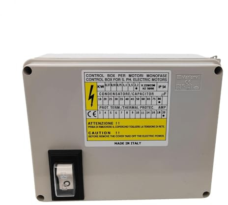 Coffret De Démarrage C-box 2.2kw 80uf Pour Pompe Immergée 220v Mono