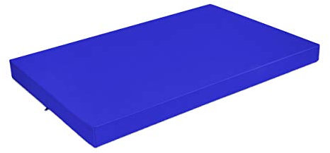 SuperKissen24. Hundebett Hundekissen Hundematratze Tierbett für Hunde - Wasserdicht, Waschbar - 120x80 cm - Blau