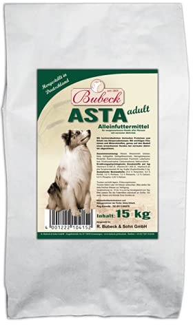 Bubeck Trockenfutter mit Rind & Geflügel Adult zuckerfrei (ASTA, 15Kg)