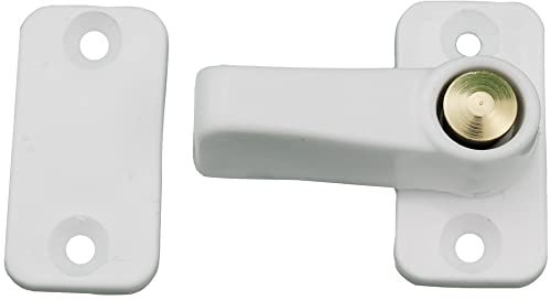 pro-Styling Verrou de porte rotatif pour caravane, camping-car, bateau avec ressort blanc