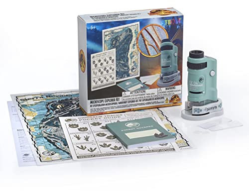 WOW! STUFF - Jurassic World Dominion Explorer Set | Child Microscope, Map and Journal | Official Jurassic World Dinosaur Toys for Kids Aged 5 Plus