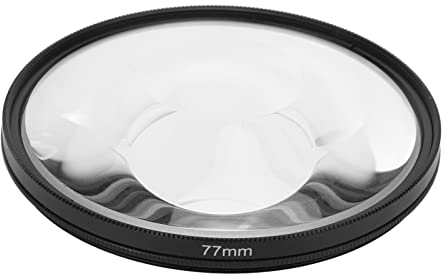 Zunate Obiettivo della Fotocamera da 77 Mm Prisma a Vetro Ottico Effetto Distorsione Fotocamera Prisma Filtro a Effetto Speciale Accessori per la Fotografia