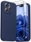 GOODVISH 3 in 1 Cover in Silicone per iPhone 14 Pro 6,1 (2022), con 2 Pezzi di Pellicola Protettiva, iPhone 14 Pro Custodia per Cellulare Antiurto Resistente Protezione Fotocamera, Blu Navy