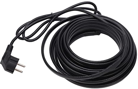 32.8FT Self Regulating Pipe Heat Cable, Electric Heat Kit Heating Cable for Pipe Freeze Protection, Winter Snow De-Icing Cable for PVC Hoses, Metal Pipes, with Explosion Proof Plug