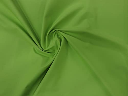 240x50cm Extrabreit Unistoffe Popeline Baumwollstoff 100% Baumwolle Stoff Uni Stoffe Bastelstoff ÖKO-TEX Ranforce Kinderstoffe Baumwollstoffe Frühling Babystoffe Unistoff VF0001 ((Hellgrün, 50cm)