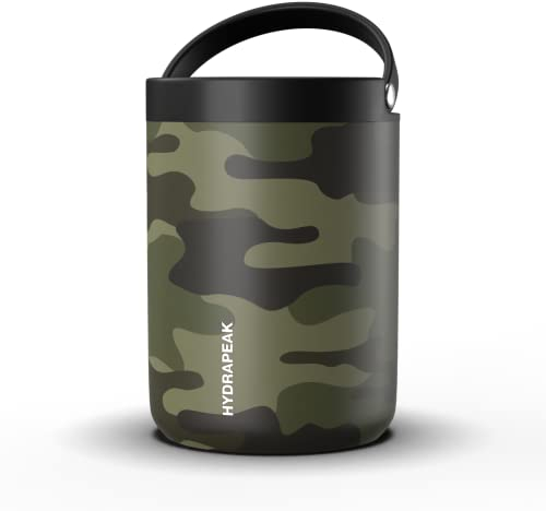 Hydrapeak Termo de acero inoxidable de 32 onzas con aislamiento al vacío | Termo para niños para alimentos calientes y fríos, termo de sopa a prueba de fugas de boca ancha para adultos, 10 horas de