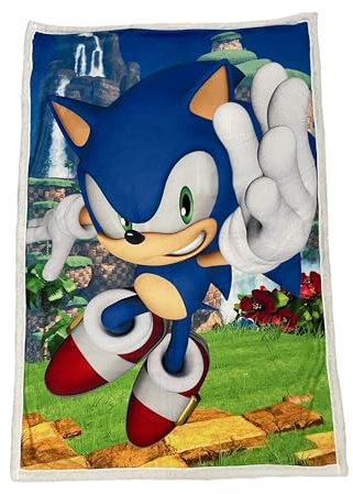 HOMADICT PLAID SHERPA 100X150 CM SONIC CHARACTER