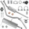 Polmo Schalldämpferset Auspuffanlage Auspuff für Peugeot 307 1 I 2002-2007 1.6