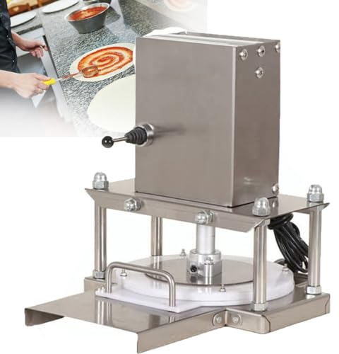 JINTAOMA Pizza Dough Press Electric Pastry Machine Electric Tortilla Press 8.66 Diameter Stainless Steel Commercial Pizza Dough Machine Tortilla Making