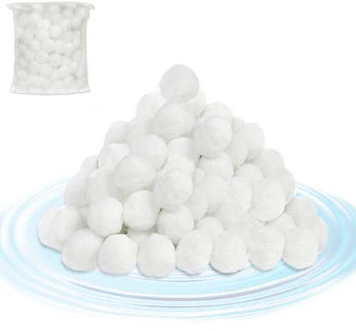PEILU Palline filtranti in polietilene per impianti di filtraggio a sabbia, impianti di filtraggio per acquari e piscine, ogni filtro per piscina da 700 g, ricambio per sabbia filtrante da 25 kg o