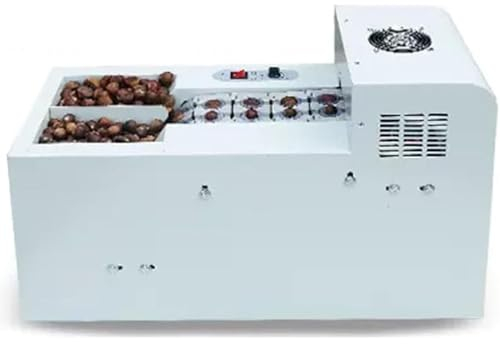 LSBHPPD Apriscatole Castagne,Macchina Elettrica per Cracker di Castagne, Automatica, Macchina Cinese, Nastro Trasportatore in Lega Alluminio con Lama in Lega,Motore in Rame Puro,Doublechainplate