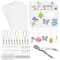 Farnirvana 251 Stück Schrumpffolien Set, Schrumpffolie zum Basteln mit 20 Blank Schrumpffolie Set, Schlüsselanhänger, Locher,Brosche,Perlenkette und Ohrhaken Shrink für DIY-Basteleien