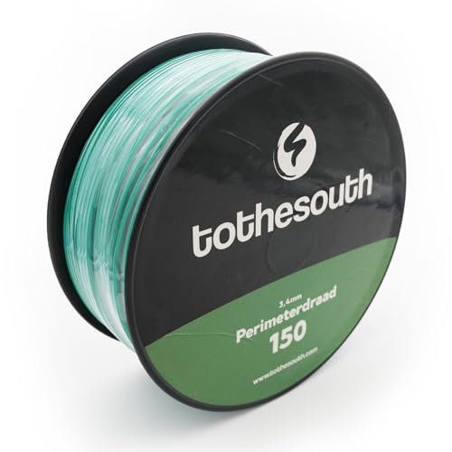 To the South® 3,4mm Perimeterdraht/Begrenzungsdraht passend für alle Gardena Mähroboter - Länge: 150 Meter (extra stark)
