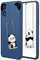 YUECXIN Coque pour Motorola Moto E13 4G, Mode Motif Très Mince Doux Silicone Liquide Soyeux Étui, Premium Antichoc TPU Bumper Protection Complète du Corps Housse. Panda