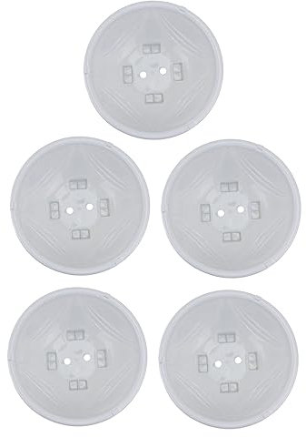 ORFOFE 5pièces Pots De Fleurs Suspendus Auto-absorbants Transparent à Double pour Balcon Et Intérieur