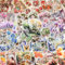 HGRGHH Adesivi Decorativi Scrapbooking, 180 Pezzi Adesivi per Scrapbooking, Vintage Oil Painting Craft Paper, Sticker Aesthetic per Fai da Te Bullet Journal Album Calendario Diario