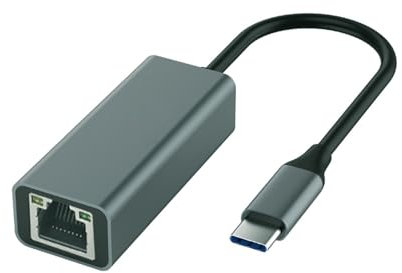 ROTOPATA USB C to Ethernet Adapter, 1000Mbps USB C to RJ45 Adapter, Driver Free Ethernet to USB C Compatible for MacBook Pro|Air, iPhone 15 Pro|Max, Windows XP, VISTA 7 8 10, MAC OS, Linux