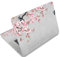 Mibbxea Autocollant en Vinyle Réutilisable pour Ordinateurs Portables 12,1-15,6,Décoratif,Résistant à l'eau et aux Rayures,pour 13,3 14 15 PC Portable et Netbook (019 Oiseaux et Fleurs Roses)