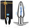 Vibratore Plug Anale Vibratoreper Donna Professionale con Telecomando (Metals)