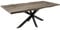 Riess Ambiente Industrial Esstisch WILD Oak - 200cm - Smoked Finish - Wildeiche - Massivholz Baumkante