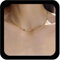 Aneneiceera Vintage Bunte Quadratische Choker-Halskette Gold Winzige Regenbogen-Halskette Kleine Cz-Kristall-Perlen-Halskette Mehrfarbige Strass-Kragen-Halskette Ketten-Halskette Schmuck Für Frauen