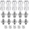 sourcing map Camera Screw Mount Set, Nuts 1/4 in to 1/4 in Male, 1/4 in to 3/8 in Male Screw, Female Screw for Camera