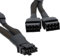 Create idea 16-poliges (12+4-poliges) auf 2 X 8-poliges Stromadapterkabel 12 cm 16 AWG Kompatibel mit Nvidia RTX 4080 4090