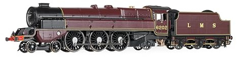 Hornby R30398 LMS Princess Royal Class Turbomotive 6202 c1937, Crimson