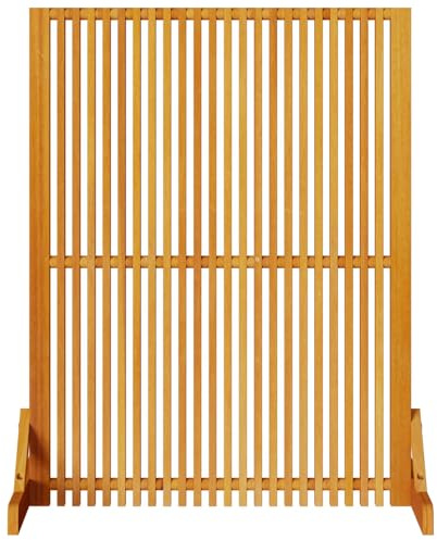 Brise-vue pour terrasse et salon en bois d'acacia massif - Brise-vue en bois d'acacia massif au design moderne - Pour l'intérieur et l'extérieur