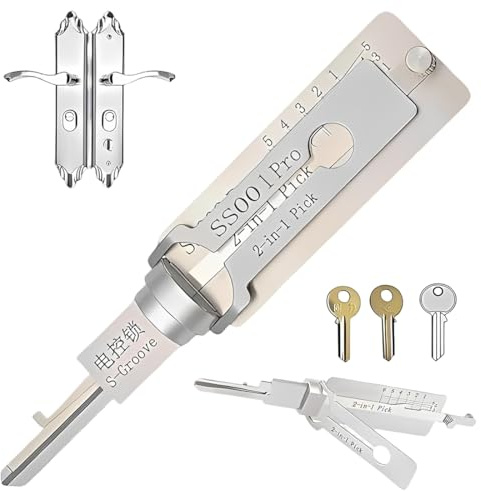 Lock Picking kit Opener Tool, Gadgets for Men,Professional Lock Opener Tool for Beginners and Locksmiths(SOO1 PRO)
