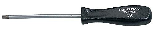 Draper 34119 Expert Quality Tx-Star T30T Tamperproof Security Screwdriver, 115mm , Blue