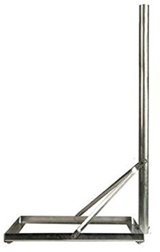hd-line 110cm 50x50 Chassis Acier - Support Parabole pour TERRASSE & Balcon Fixation