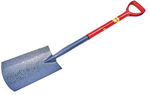Amtech 24 Digging Spade, Drop Forged Steel Blade with D-Handle, for Digging Borders and Planting Flower Beds.