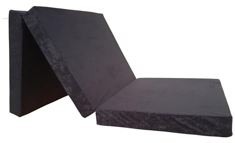 Natalia Spzoo Faltmatratze 195 x 65 x 10 cm – Klappmatratze mit Schaumstoffkern & abnehmbarem Bezug