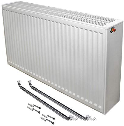 Buderus Logatrend Ventil-Flachheizkörper VC-Profil Typ 33 BH 600 vers. Längen + Halter (BL: 2000 mm)