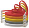 1aTTack.de Cable de Red Plano Cat6, 2 m, 5 Colores (01), Cable de Conexión 1000 Mbit/s, Gigabit LAN (RJ45), Slim Micro