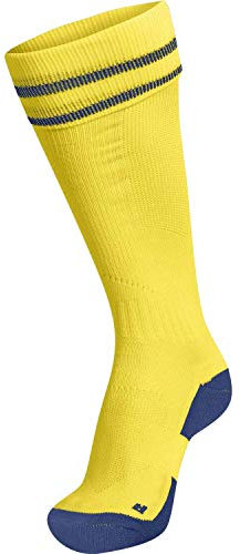 hummel Unisex Element Football Socken, Sports Gelb/True Blau, 35-38 EU