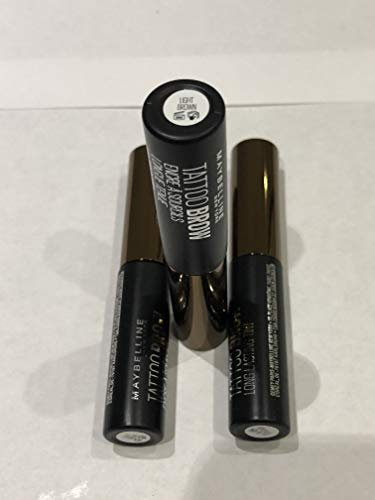3x Maybelline Tattoo Brow Augenbrauenfarbe (Light Brown)