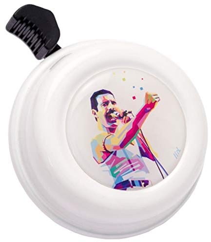Liix Colour Bell Freddie Weiß Sänger Band Klingel für Kinder und Erwachsene