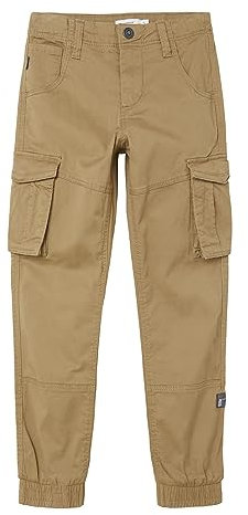 Name It Nitbamgo Reg/R Twi Ca Pant M Nmt Noos, Pantalons Fille, Beige,176