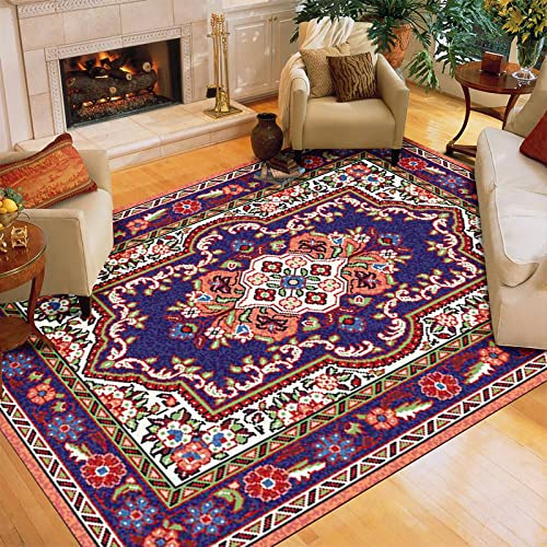 EUYXCRV Tappeti Persiani, Tappeti in Stile Etnico, Tappeti Bohémien, Tappeti per Soggiorno E Camera da Letto, Tappeti per Divani 120 x 180 cm