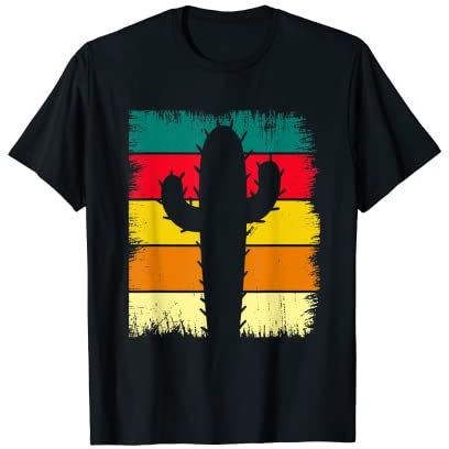 Gran Cactus Retro Design Love Desert Cactus Camiseta