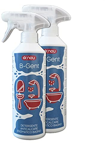 B-Gent2 Dr.Neu Entkalker Entkalker Reiniger für Hygiene und Reinigung des Bades, geeignet für Marmor und Natursteine, 500 ml x 2 Stück.