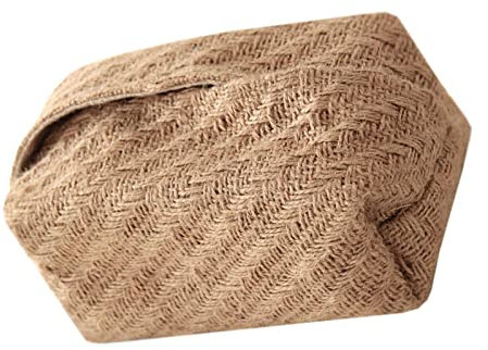 Dispenser per fazzoletti cosmetici in cotone e lino