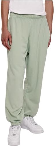 Urban Classics Herren Hose Acid Wash Sweatpants vintagegreen L