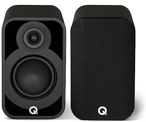 Q ACOUSTICS 5010 Kompakte Bücherregal-Lautsprecher, 11,4 cm Mittel-/Bass-Treiber, 2,5 cm Hochtöner, TV-Lautsprecher für Surround-Sound-System, Vinyl-Schallplattenspieler, Hifi