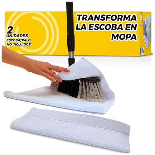 The Inventions Emporium Funda Mopa para Escoba - Mopa - Mopas - Mopas para Limpieza Suelos - Recambio Mopa - Mopa para Parquet